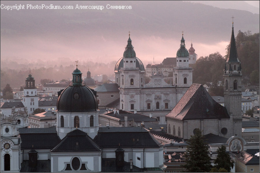 Analog Clock, Clock, Architecture, Dome, Cathedral, Church, Worship