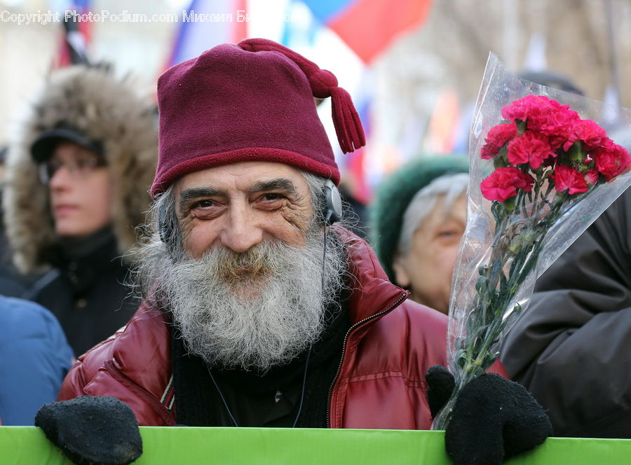 People, Person, Human, Beard, Hair, Plant, Potted Plant