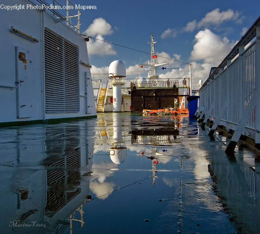 Dock, Port, Waterfront, Ferry, Freighter, Ship, Tanker