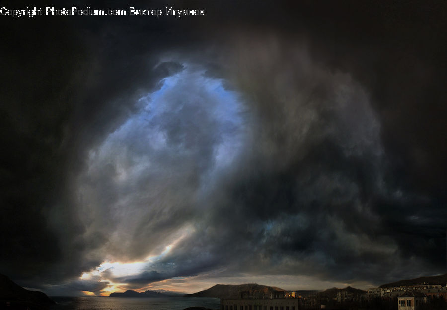 Azure Sky, Cloud, Outdoors, Sky, Cumulus, Eruption, Volcano