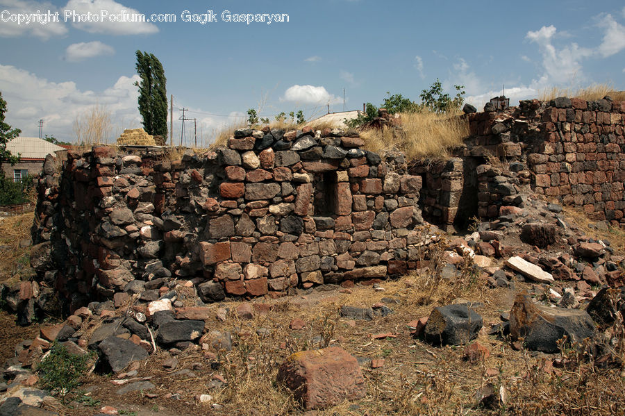 Ruins, Castle, Fort