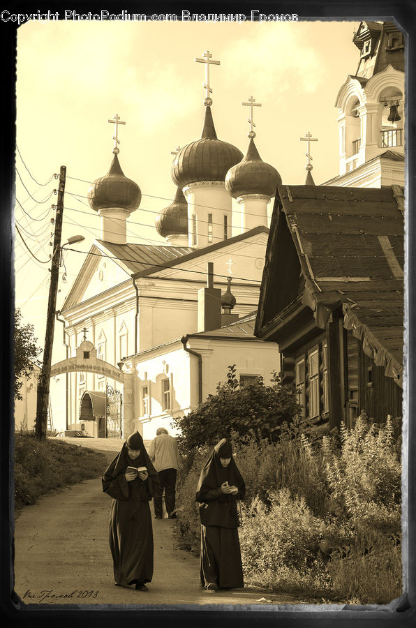 People, Person, Human, Architecture, Dome, Clothing, Overcoat