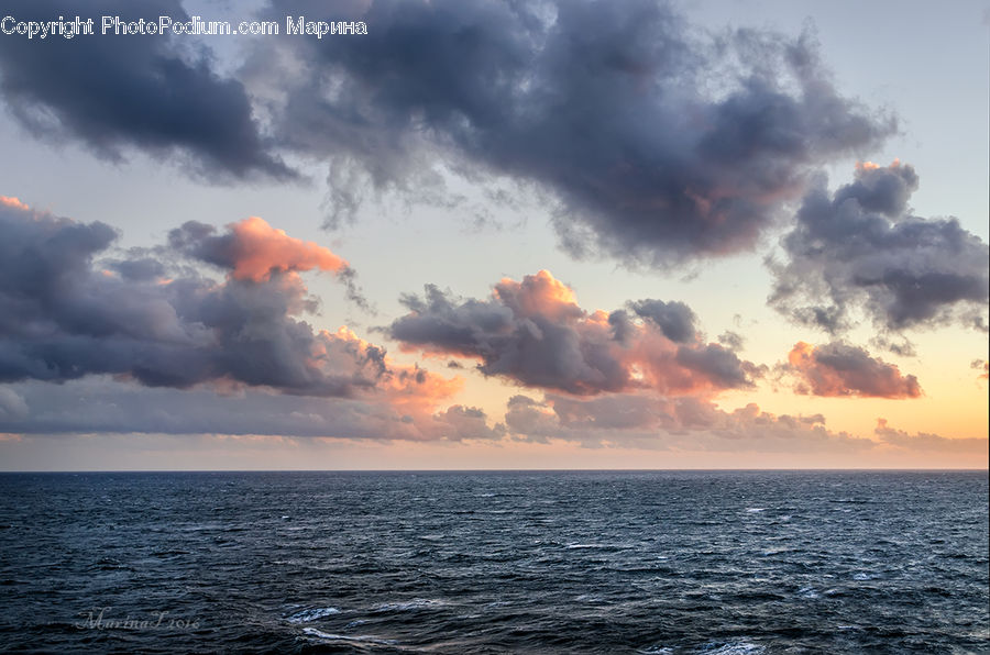 Azure Sky, Cloud, Outdoors, Sky, Cumulus, Ocean, Sea