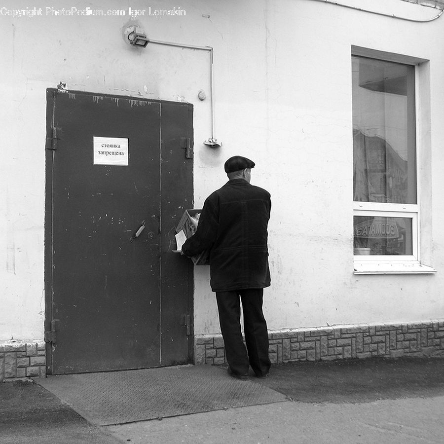 Human, People, Person, Clothing, Overcoat, Suit, Back