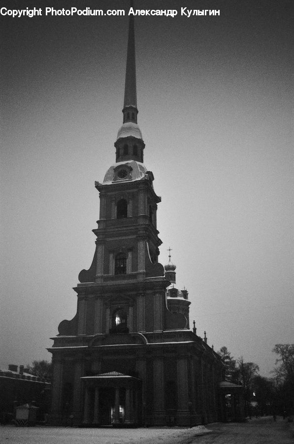 Architecture, Tower, Spire, Steeple, Alley, Alleyway, Road