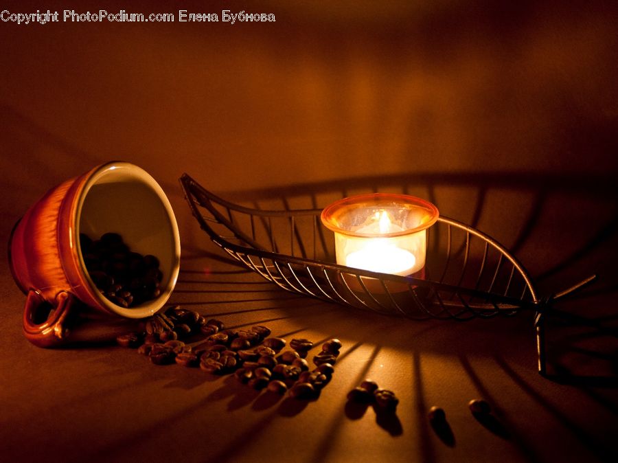 Candle, Cup, Bowl, Beverage, Drink, Glasses, Goggles
