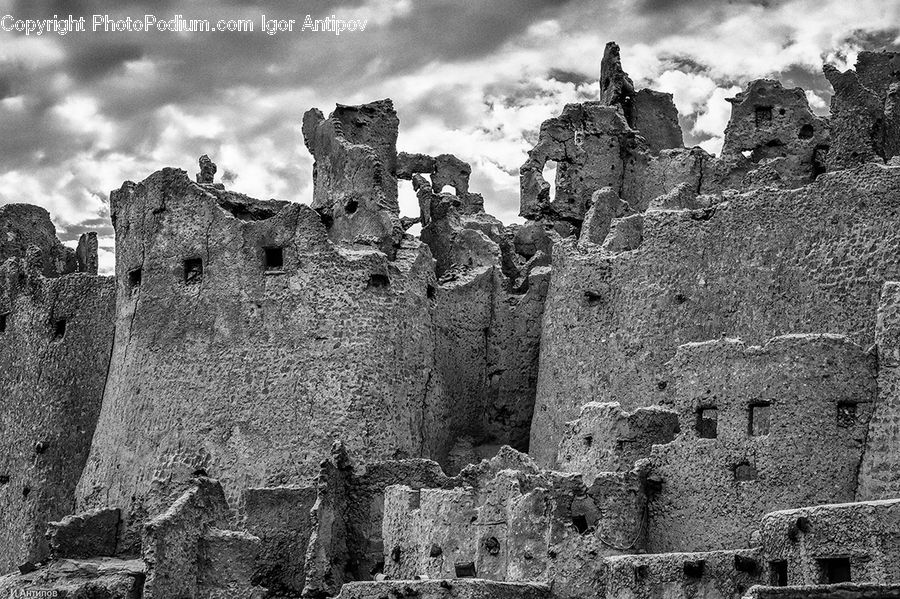 Architecture, Castle, Fort, Rock, Rubble, Mining, Ruins