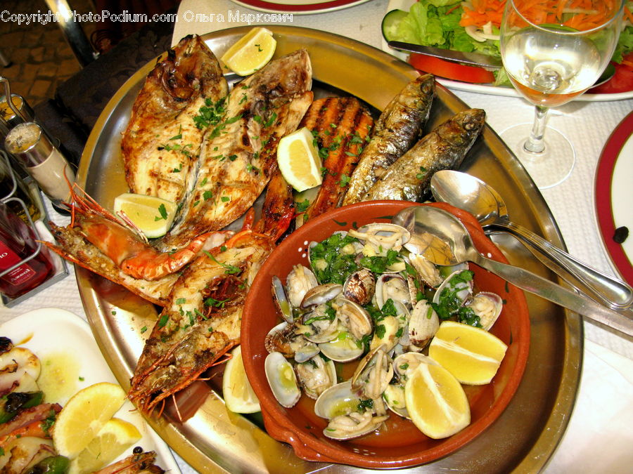 Food, Seafood, Buffet, Cafeteria, Meal, Bowl, Dinner