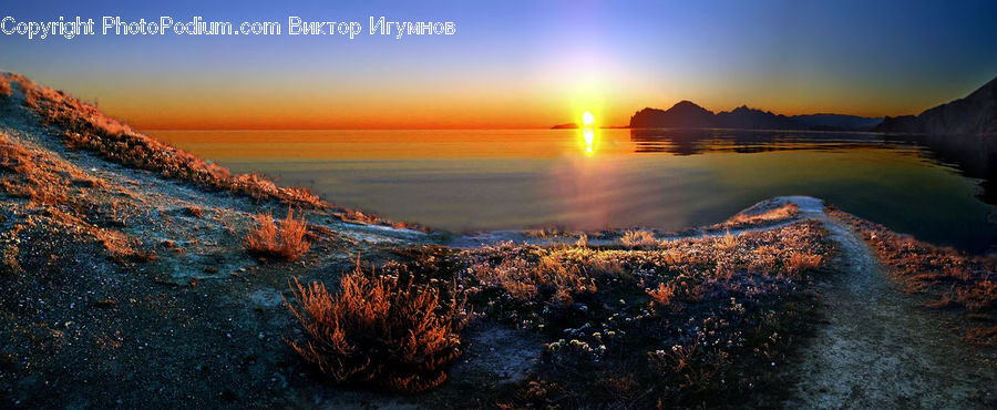Dawn, Dusk, Sky, Sunrise, Sunset, Coast, Outdoors