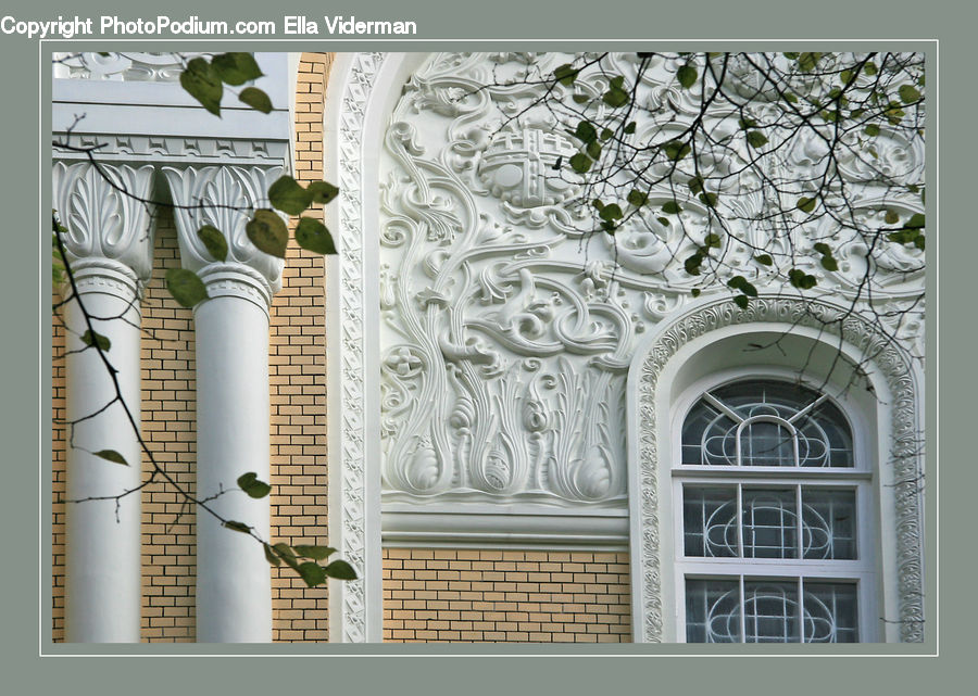 Arched, Indoors, Interior Design, Room, Arabesque Pattern, Window, Building
