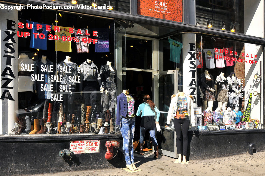 People, Person, Human, Closet, Kiosk, Apparel, Clothing