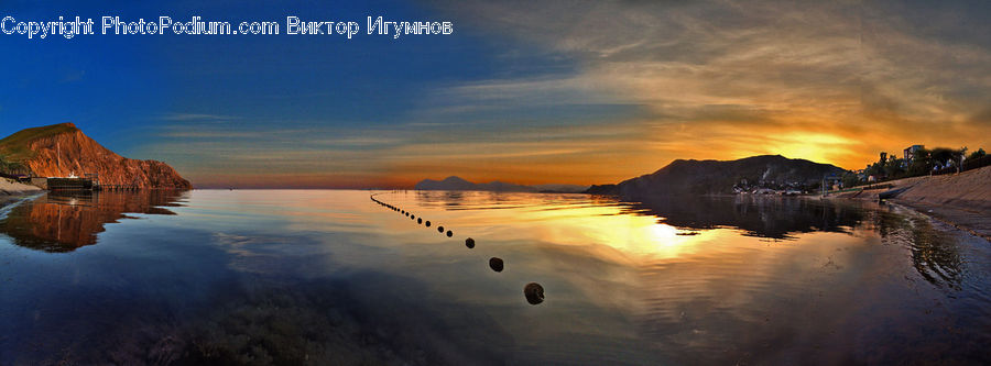 Dawn, Dusk, Sky, Sunrise, Sunset, Outdoors, Sunlight
