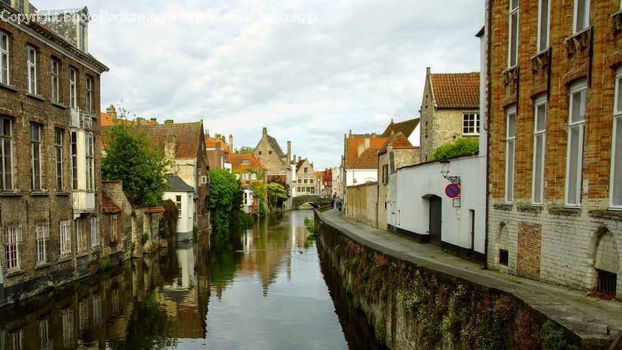 Canal, Outdoors, River, Water, Balcony, Downtown, Neighborhood