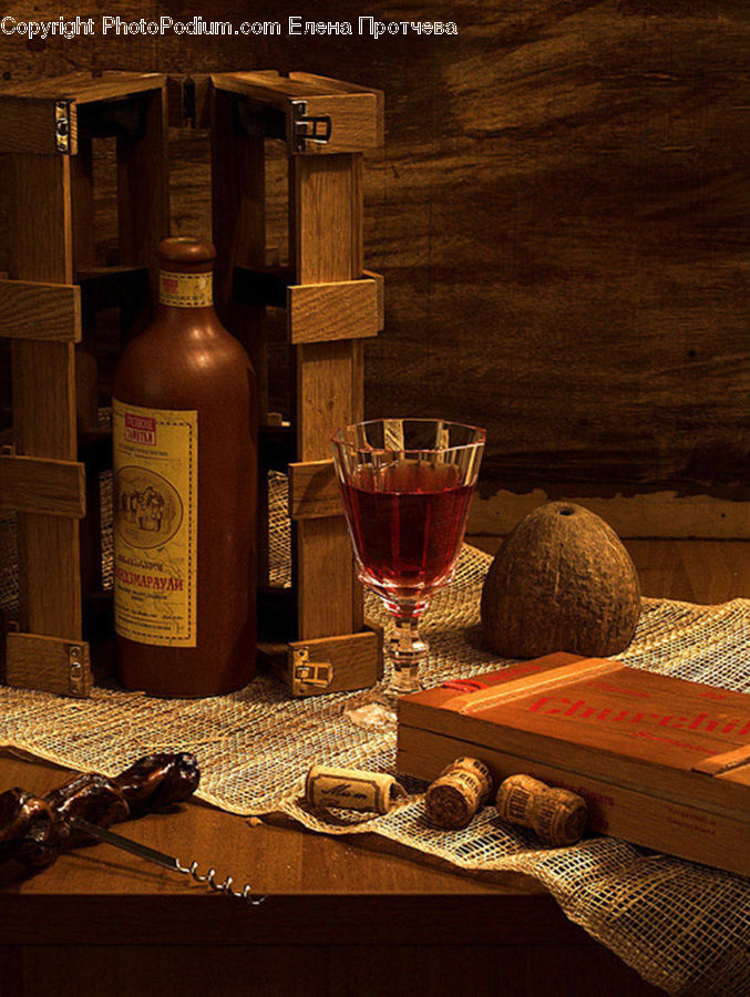 Beverage, Drink, Glass, Goblet, Gift, Knitting, Fruit