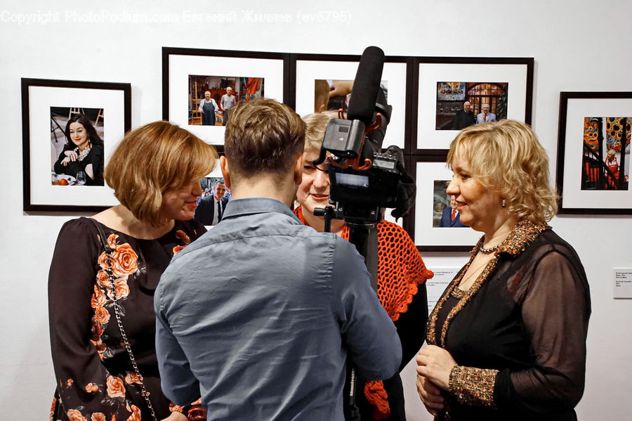 Human, People, Person, Blonde, Female, Woman, Camera