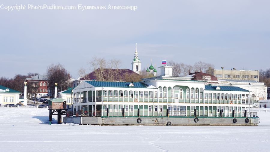 Cruise Ship, Ferry, Freighter, Ship, Tanker, Vessel, Building