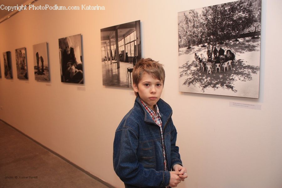 Human, People, Person, White Board, Art, Modern Art, Cardigan