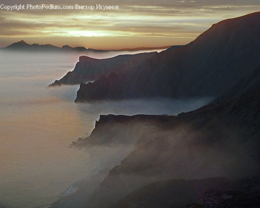 Dawn, Dusk, Sky, Sunrise, Sunset, Outdoors, Sea