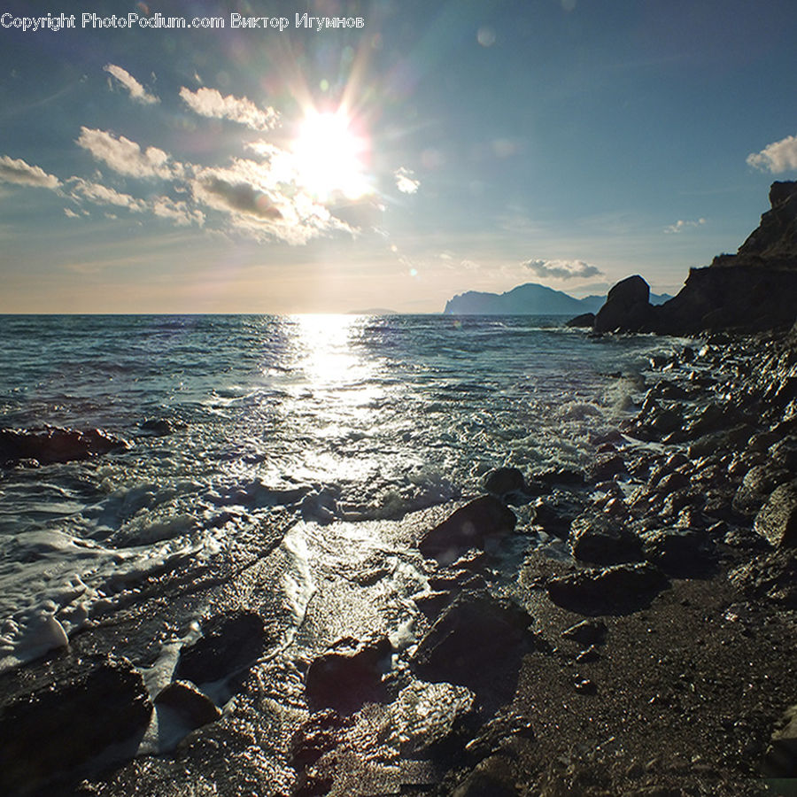 Beach, Coast, Outdoors, Sea, Water, Ocean, Promontory