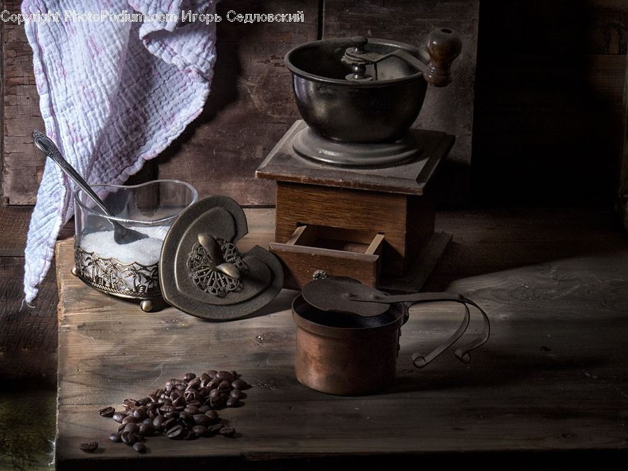 Bean, Produce, Vegetable, Pot, Pottery, Anvil, Coffee Table