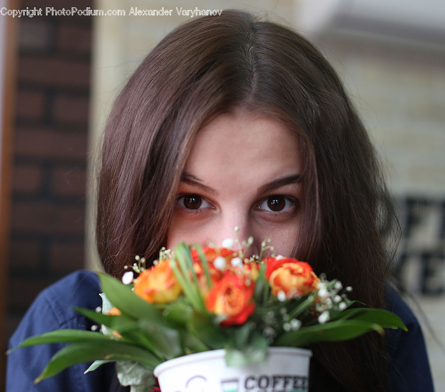 Human, People, Person, Plant, Potted Plant, Flower, Flower Arrangement
