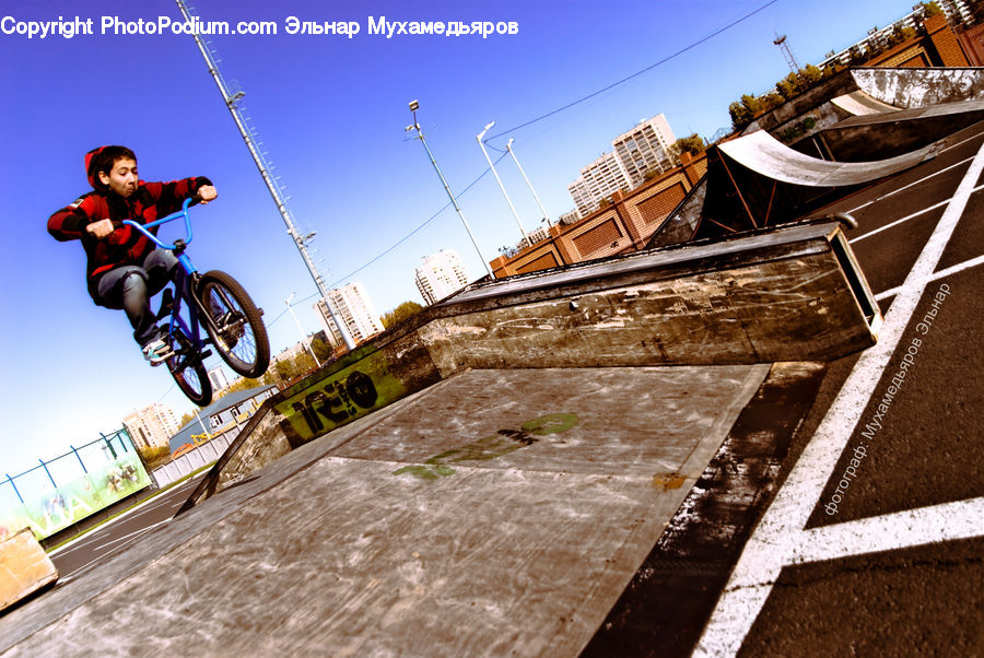 Boat, Dinghy, Bicycle, Bike, Vehicle, Freeway, Overpass