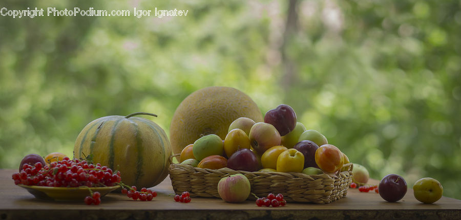 Fruit, Grapes, Peach