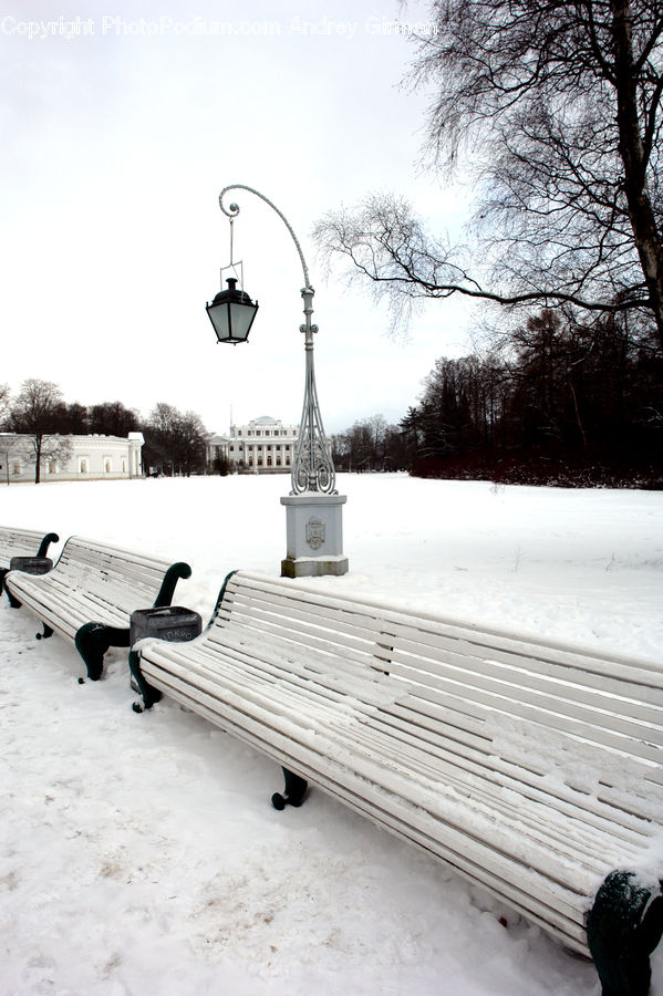Bench, Architecture, Tower, Lighting