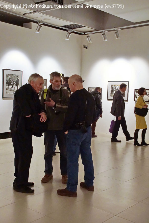 People, Person, Human, Art, Art Gallery, Clothing, Overcoat