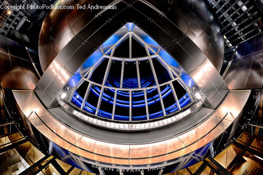 Aluminium, Architecture, Observatory, Planetarium, Dome, Plywood, Wood