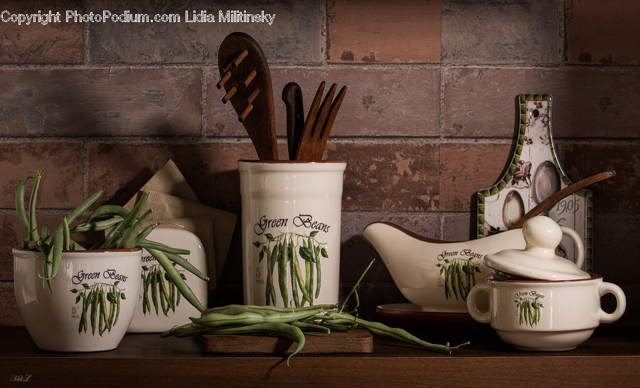 Cup, Plant, Potted Plant, Pot, Pottery, Teapot, Art