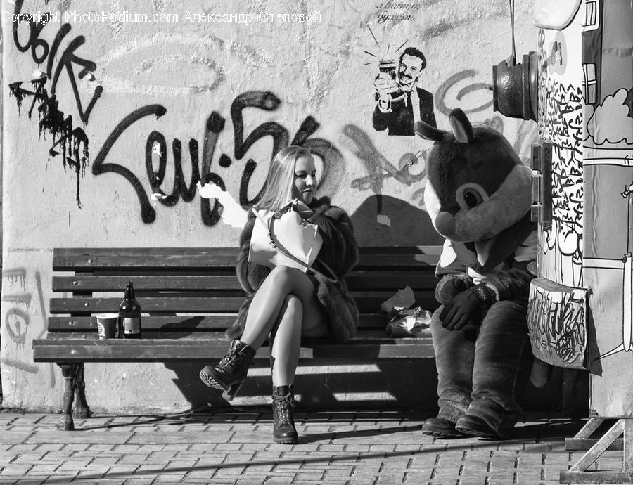 People, Person, Human, Bench