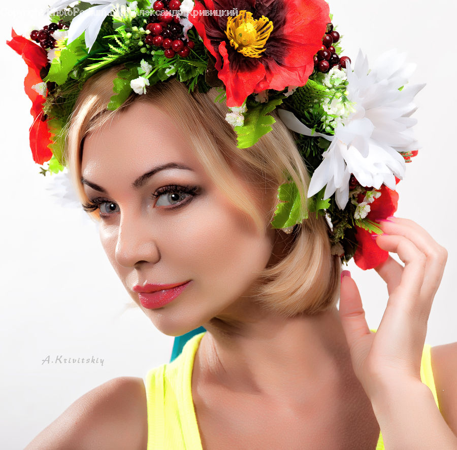 People, Person, Human, Flower, Flower Arrangement, Flower Bouquet, Lei