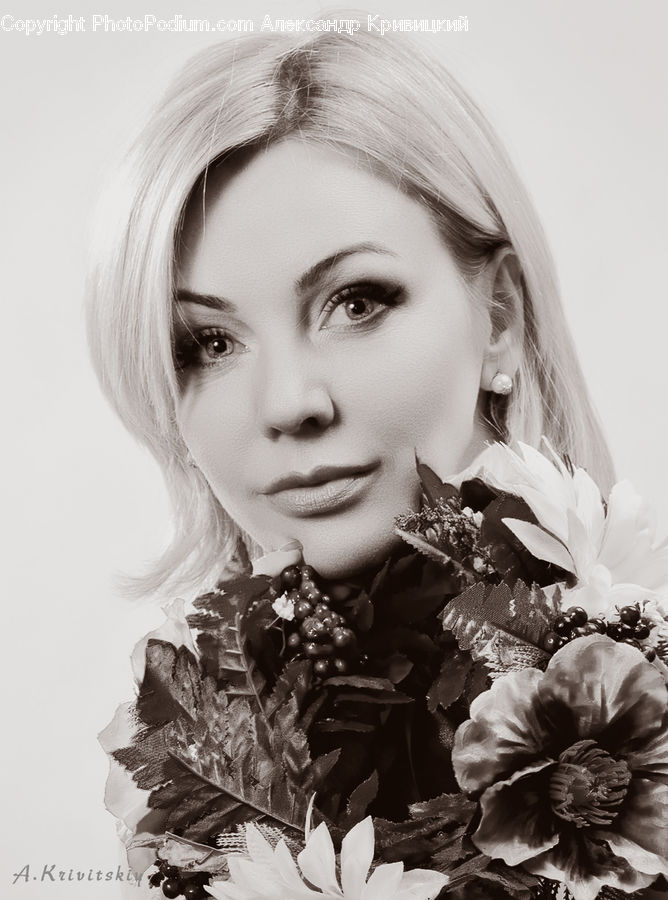 Human, People, Person, Blonde, Female, Woman, Blossom