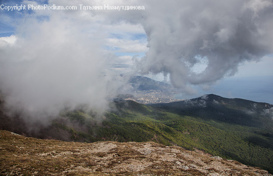 Eruption, Volcano, Outdoors, Plateau