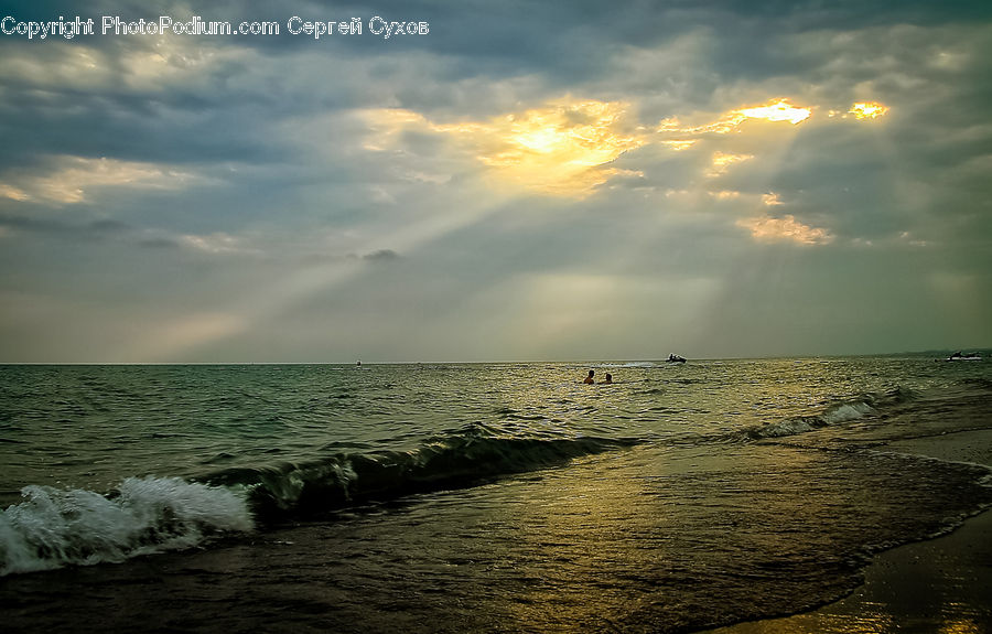 Outdoors, Sea, Sea Waves, Water, Beach, Coast, Ocean