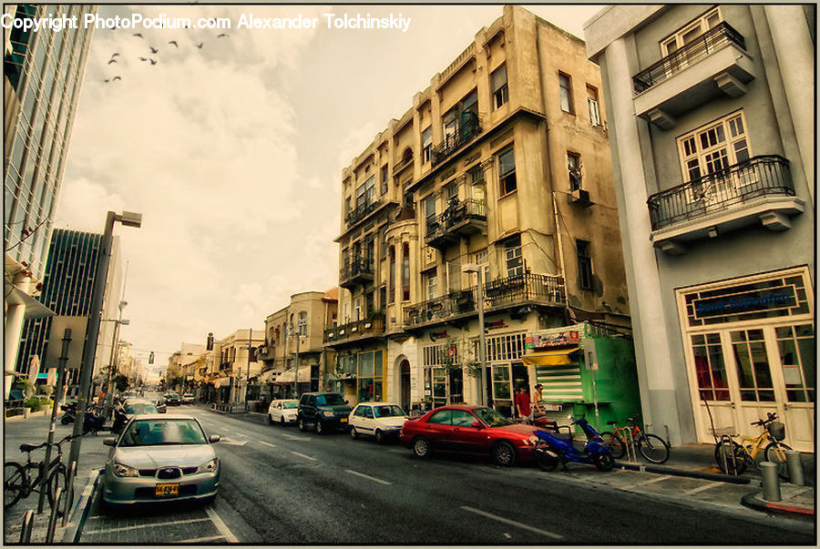 Bicycle, Bike, Vehicle, Road, Street, Town, Automobile