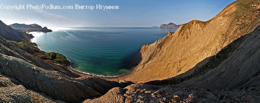 Promontory, Cliff, Outdoors, Canyon, Valley, Arctic, Glacier