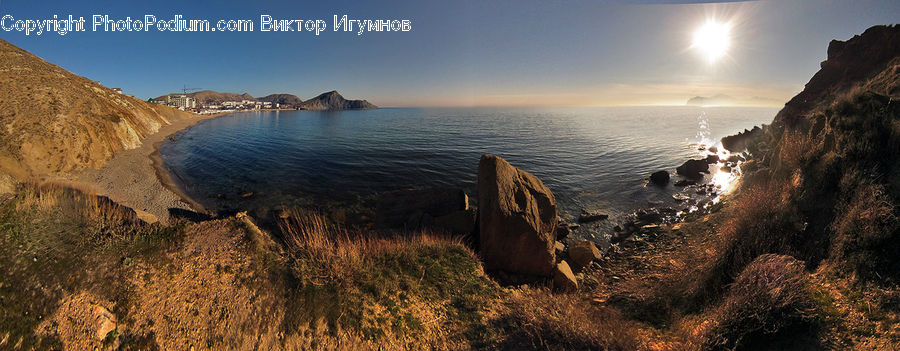 Cliff, Outdoors, Coast, Sea, Water, Rock, Beach