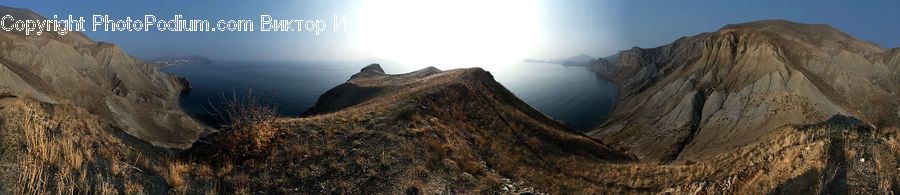 Crest, Mountain, Outdoors, Peak, Flare, Light, Sunlight