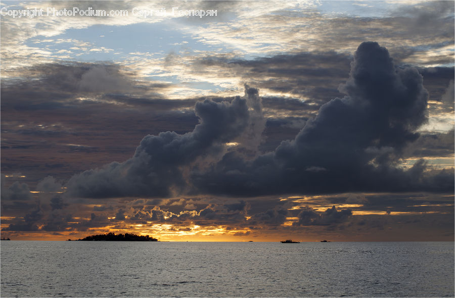 Cloud, Cumulus, Sky, Azure Sky, Outdoors, Eruption, Volcano