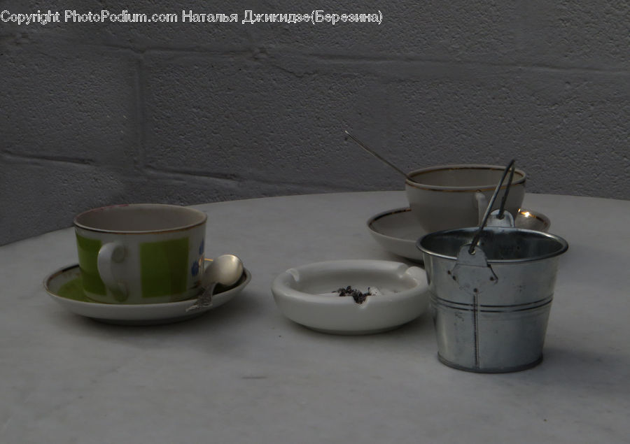 Coffee Cup, Cup, Porcelain, Saucer, Bowl, Coffee Table, Furniture