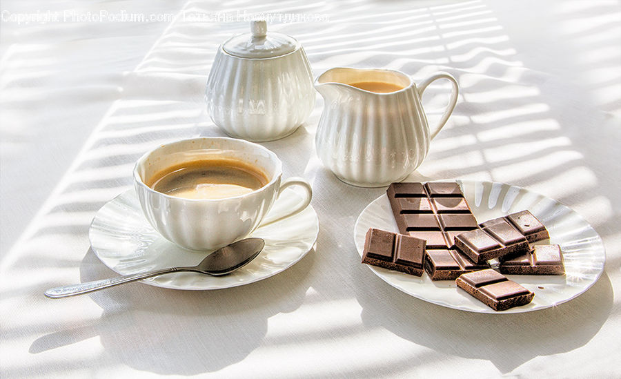 Brownie, Chocolate, Dessert, Food, Fudge, Cup, Custard