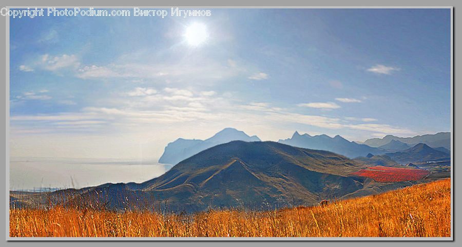 Crest, Mountain, Mountain Range, Outdoors, Peak, Azure Sky, Cloud