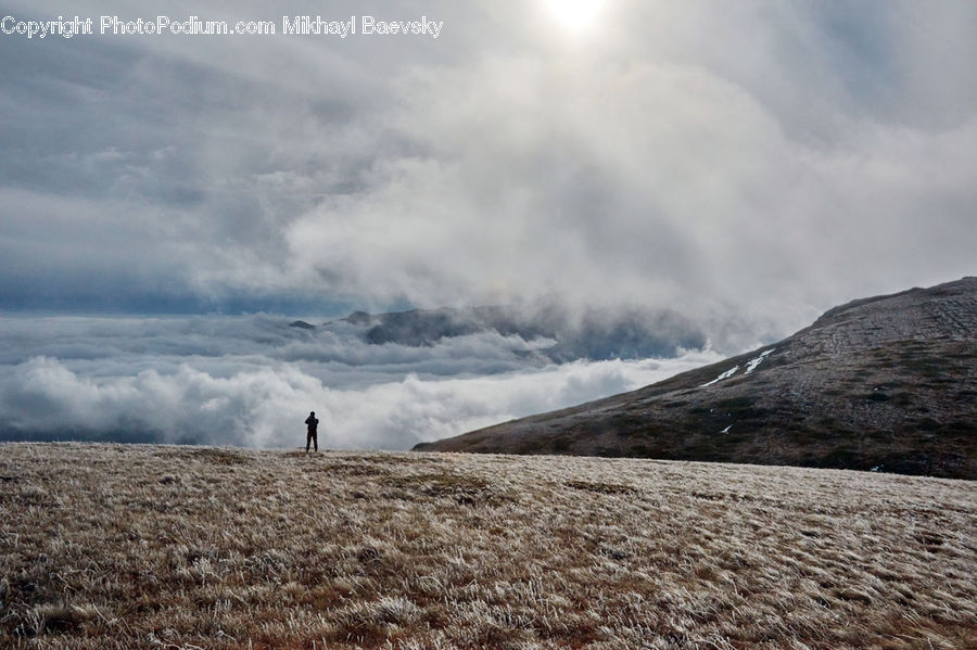 Dirt Road, Gravel, Road, Outdoors, Plateau, Field, Grass