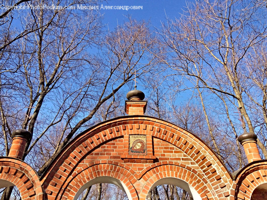 Brick, Arch, Architecture, Dome, Building, Church, Worship