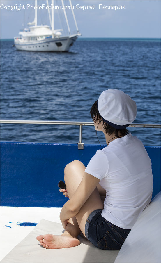 Human, People, Person, Boat, Yacht, Watercraft, Baseball Cap