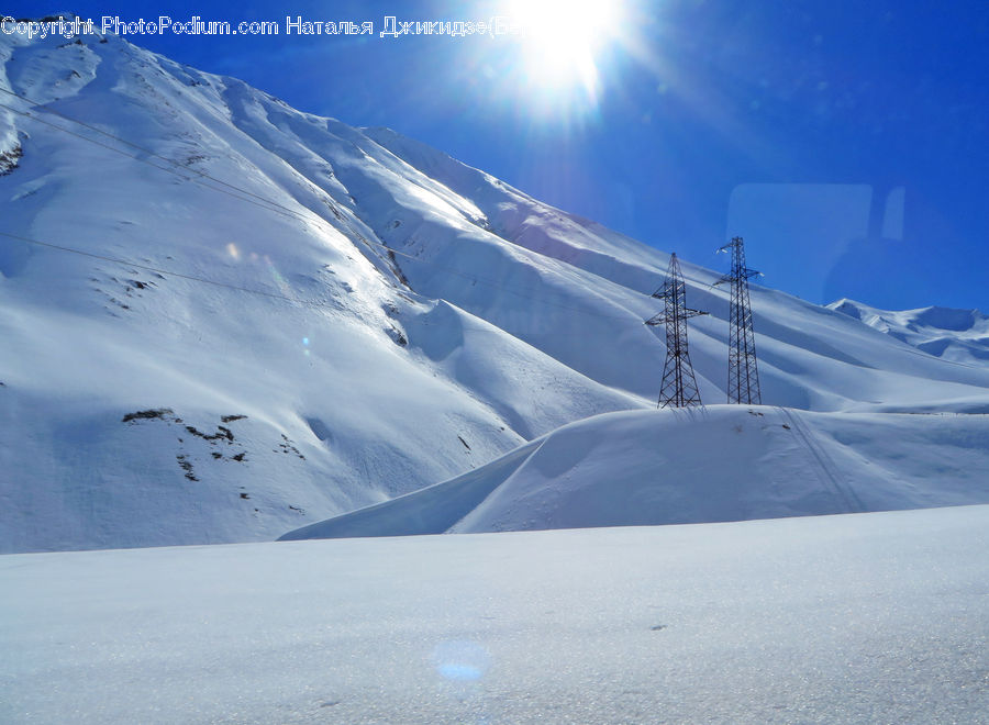 Arctic, Glacier, Ice, Mountain, Outdoors, Snow, Landscape