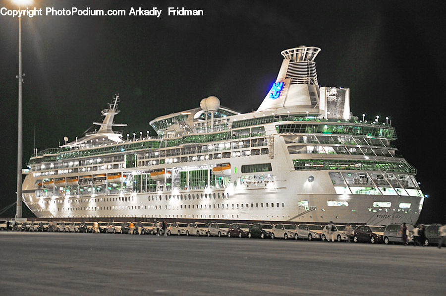 Cruise Ship, Ocean Liner, Ship, Vessel, Control Tower, Building, Office Building