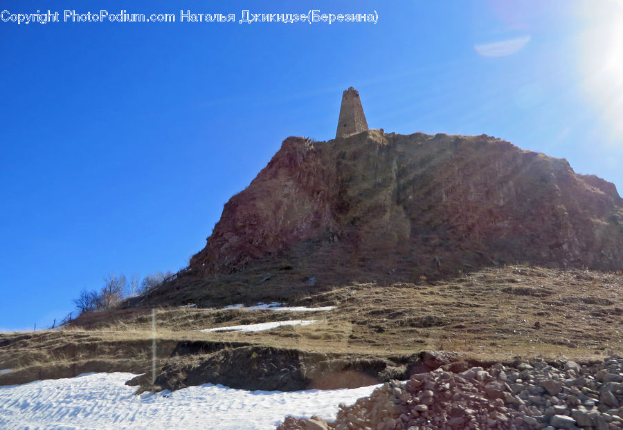 Crest, Mountain, Outdoors, Peak, Mesa, Architecture, Housing